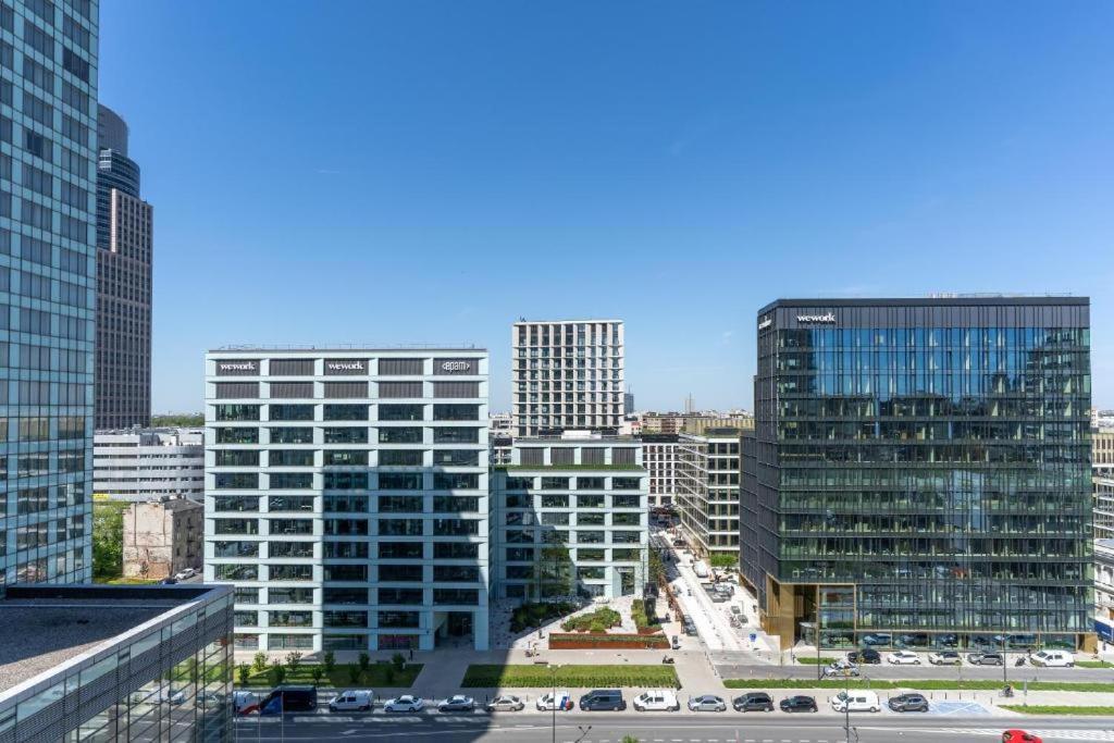 Platinum Tower - City Center - Golden Apartments Warschau Exterior foto